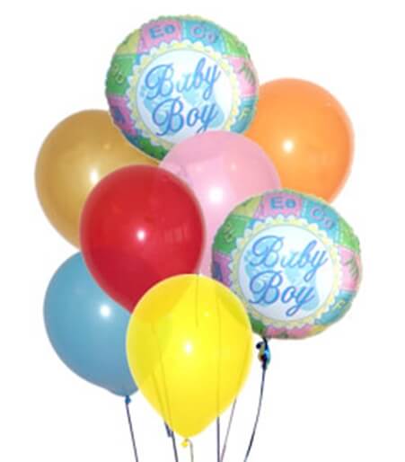 Baby Boy Balloon Bouquet